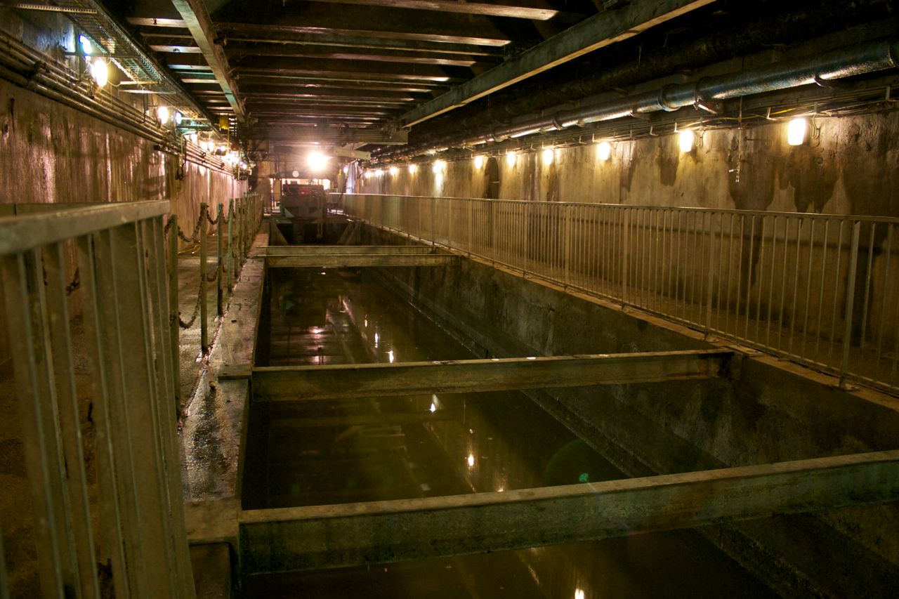 Paris: Sewer Museum -- I'm pretty sure that water is what you think it is; they tell you not to touch anything