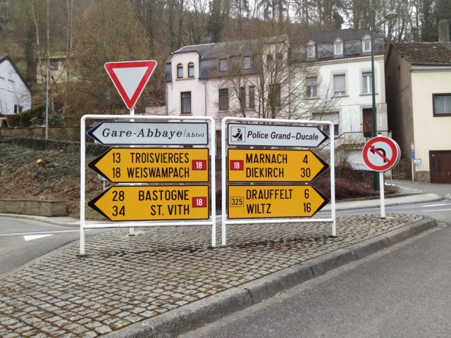 Clervaux, Luxembourg: The Road To Wiltz! (for those select few who get the allusion)