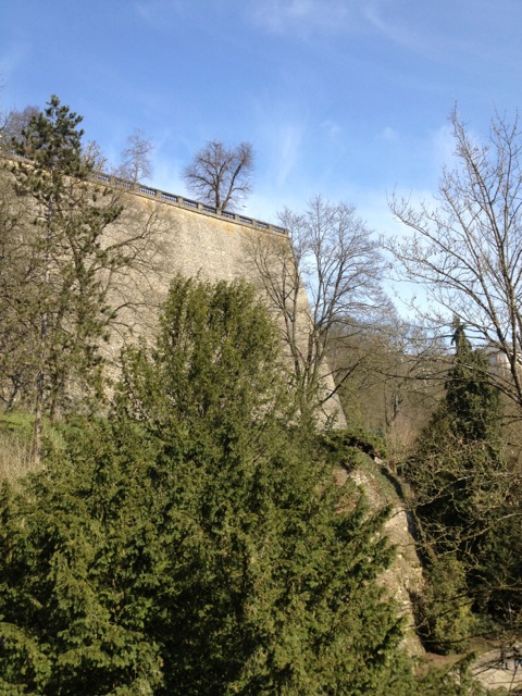 Luxembourg City: This bastion used to be even taller, before the Treaty Of London dictated the dismantling of the fortifications