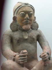 Precolumbian statue