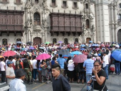 Virgin of the Candelabra crowds