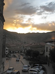 Cuzco sunset