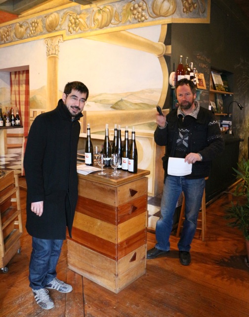 Katzenthal: Vignoble Klur -- buying wine from Clément Klur himself