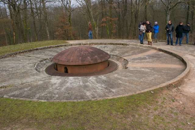 Ouvrage Hackenberg: Gun turret from outside